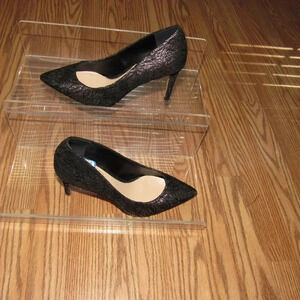 Jessica Simpson Carpena Black Lace Pump Heels 8.5M